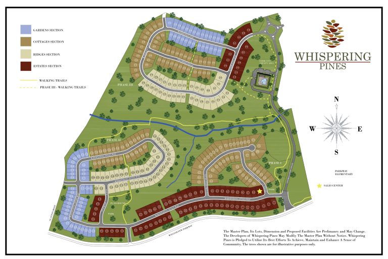Whispering Pines Phase III Master Plan is ready!!!! Brittany Hopkins